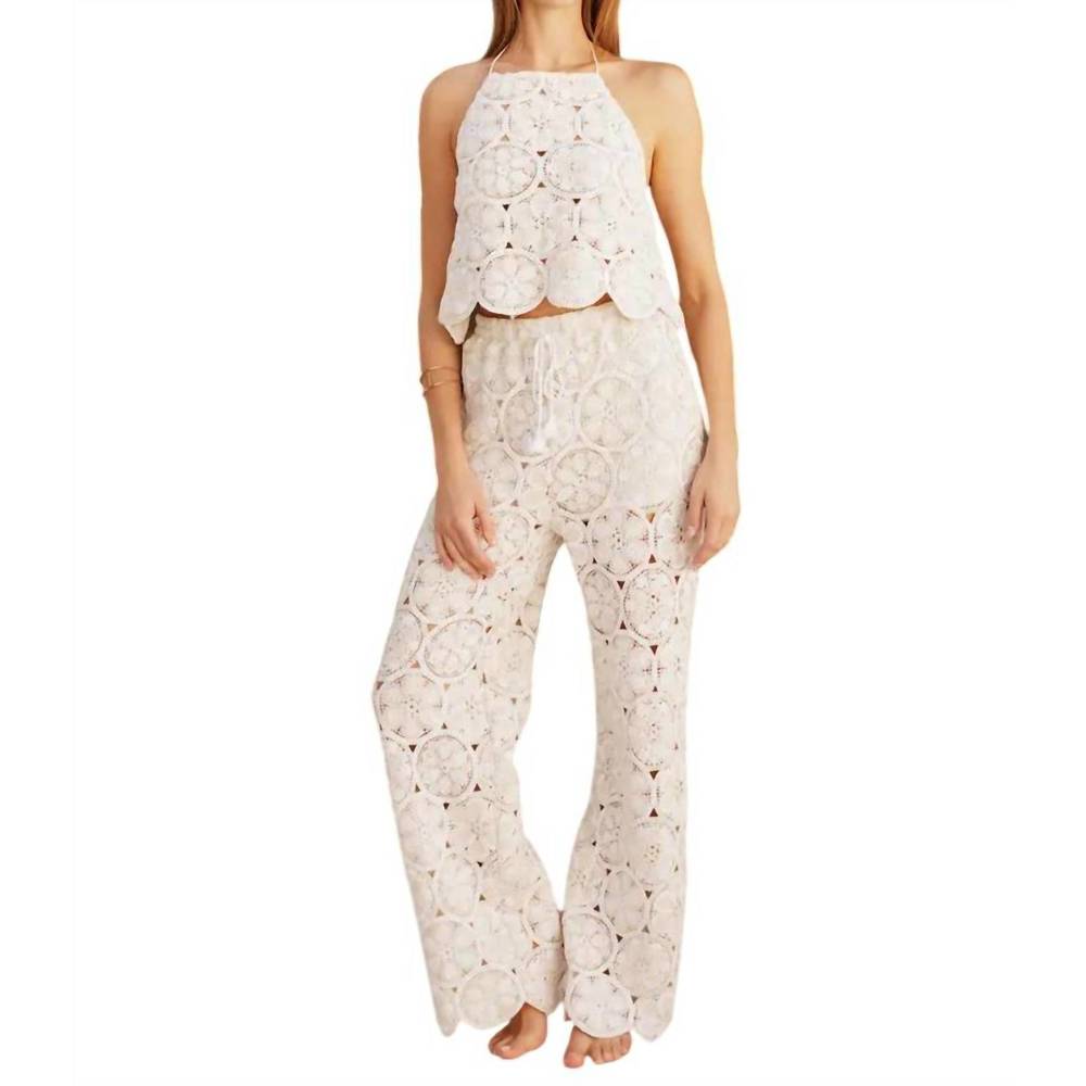 Elegant White Lace Jumpsuit